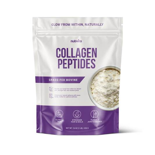 Peptides de collagène Nutvira – Collagène hydrolysé sans saveur (454 g)