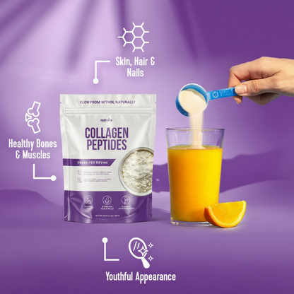 Peptides de collagène Nutvira – Collagène hydrolysé sans saveur (454 g)
