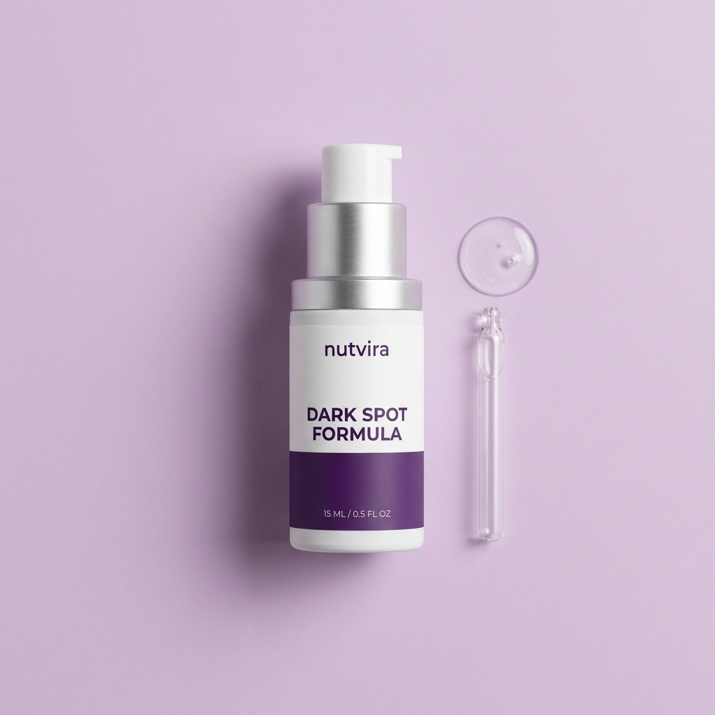 Nutvira Dark Spot Formula flatlay