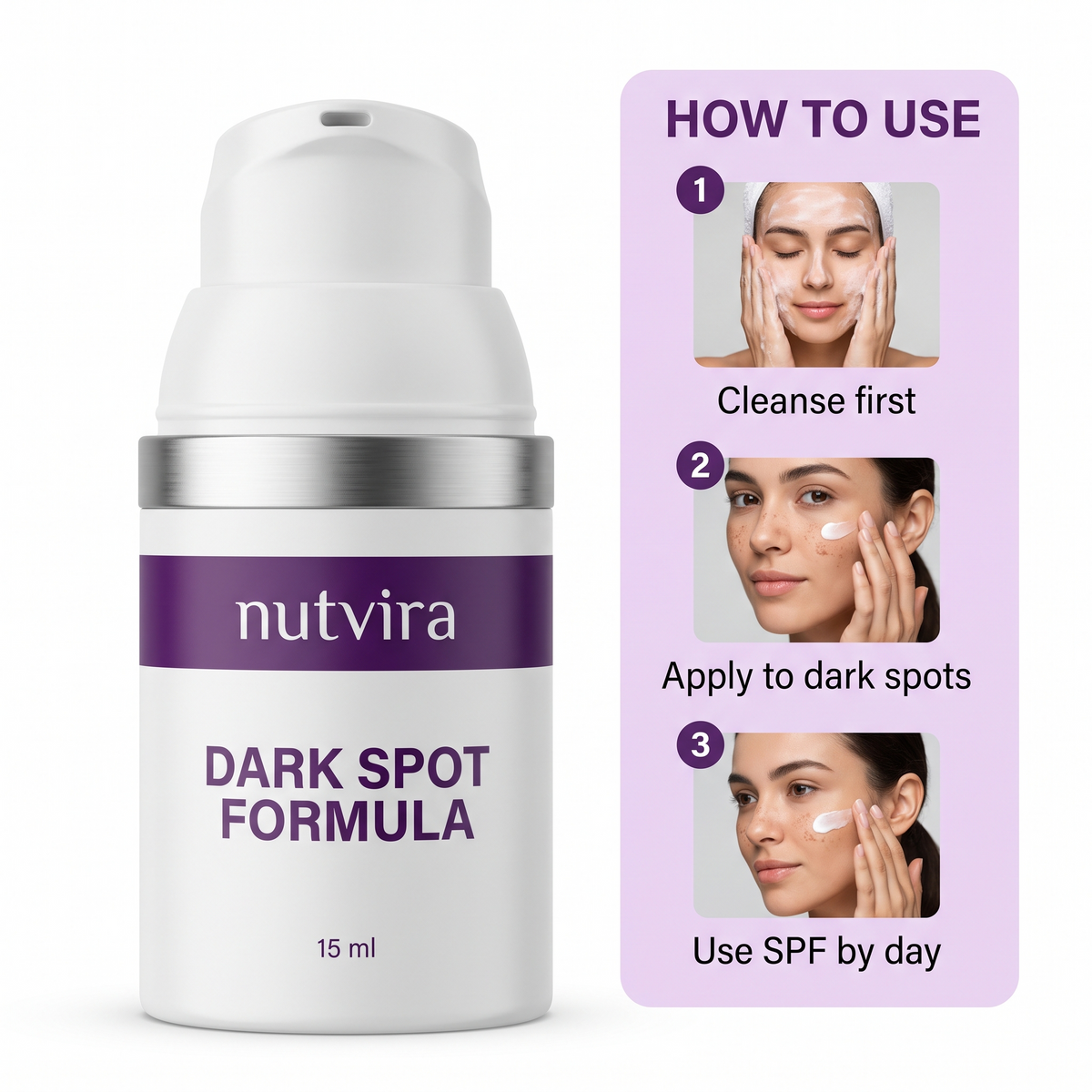 How to use Nutvira Dark Spot Formula