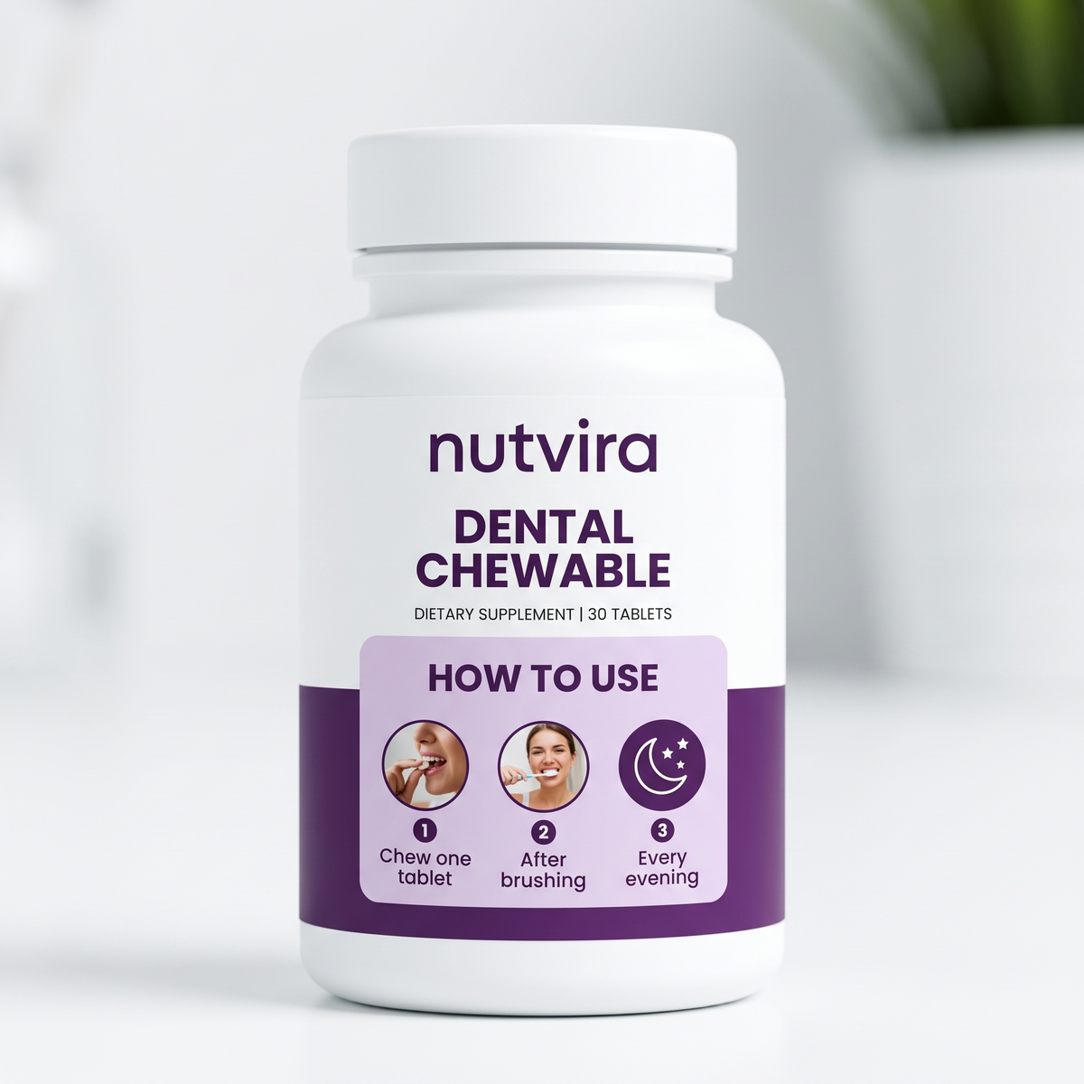How to use Nutvira Dental Chewable