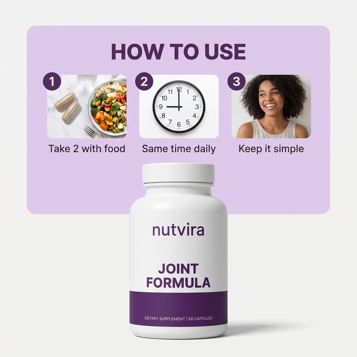 How to use Nutvira Joint Formula