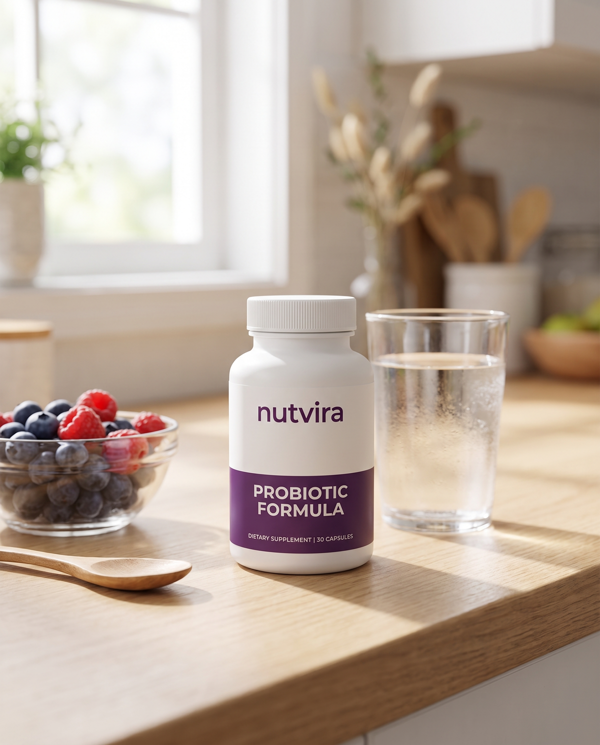 Nutvira Probiotic Formula in use